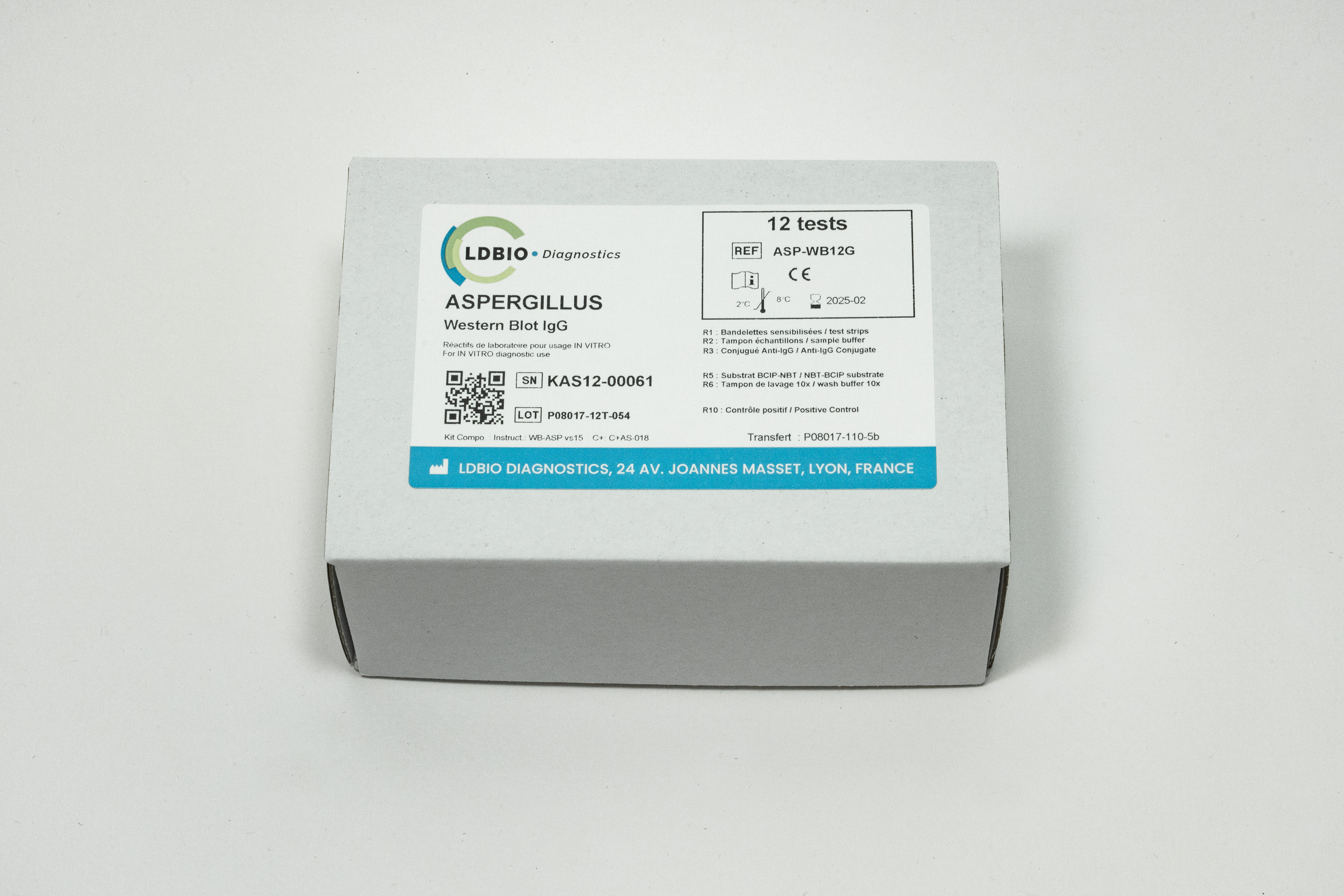 Verpackung von Aspergillus 12 Test - LDBio