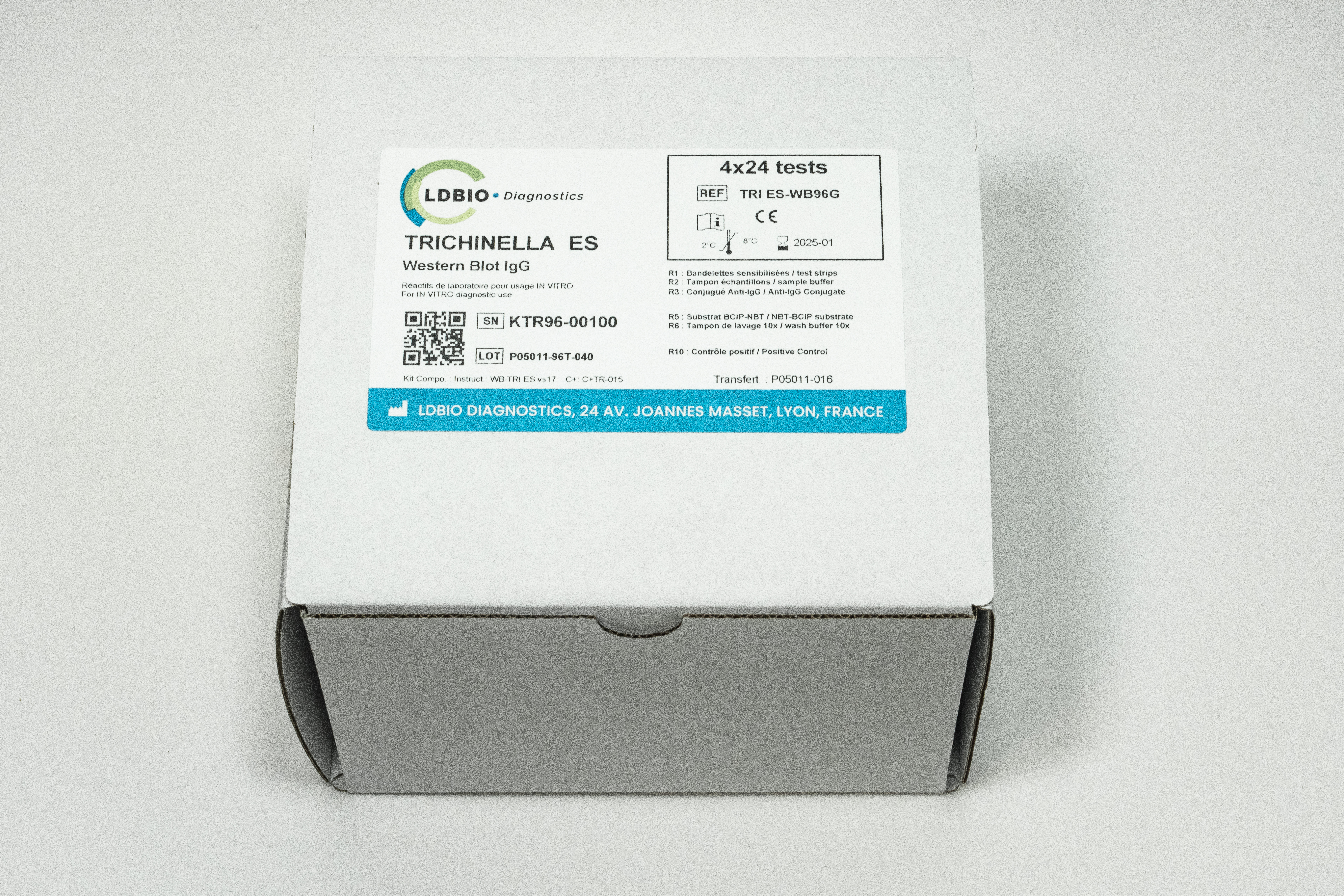 Verpackung Trichinella Westernblot 96er Test - LDBio
