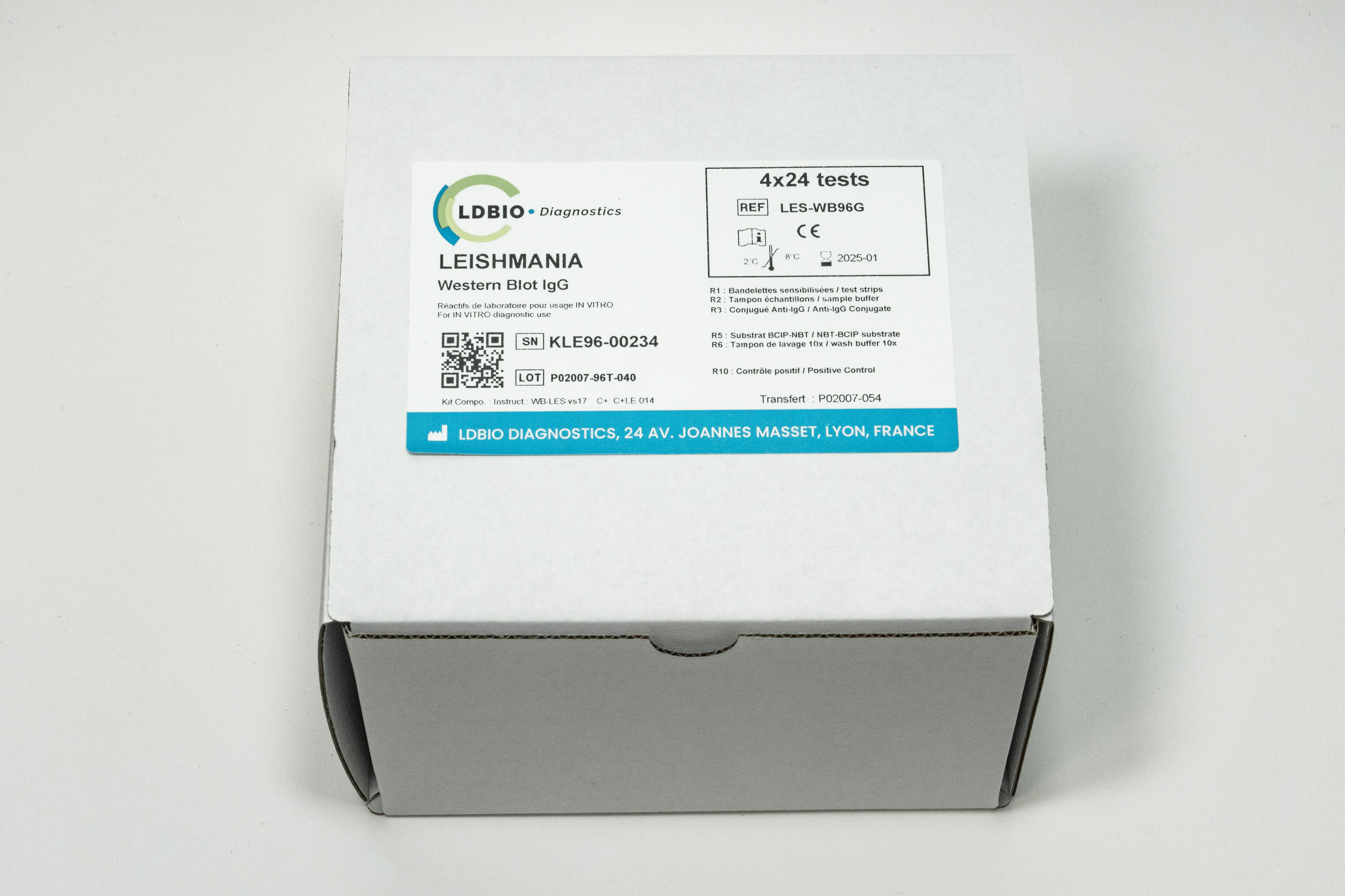 Verpackung von Leishmania 96 Test - LDBio