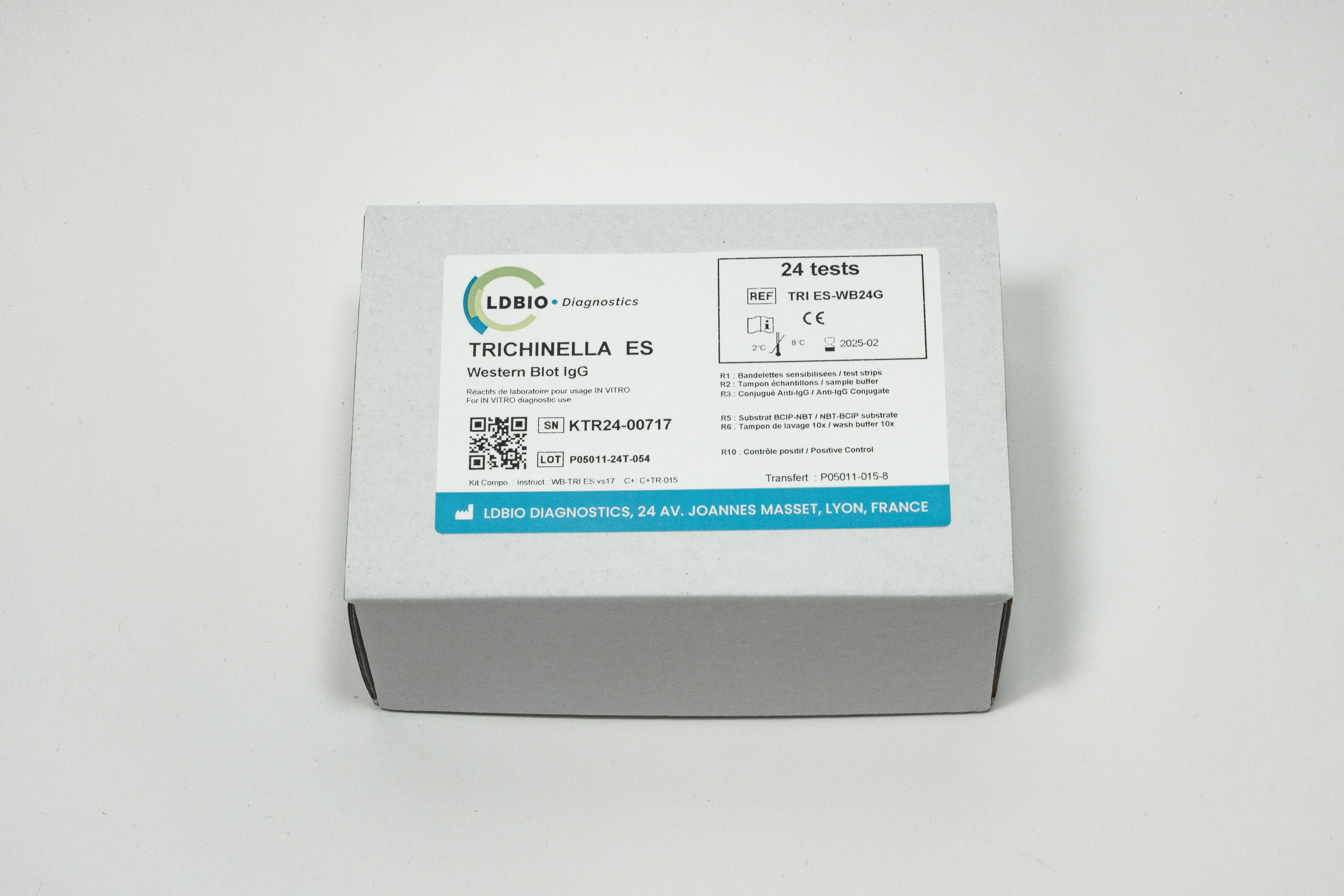 Verpackung Trichinella Westernblot 24er Test - LDBio