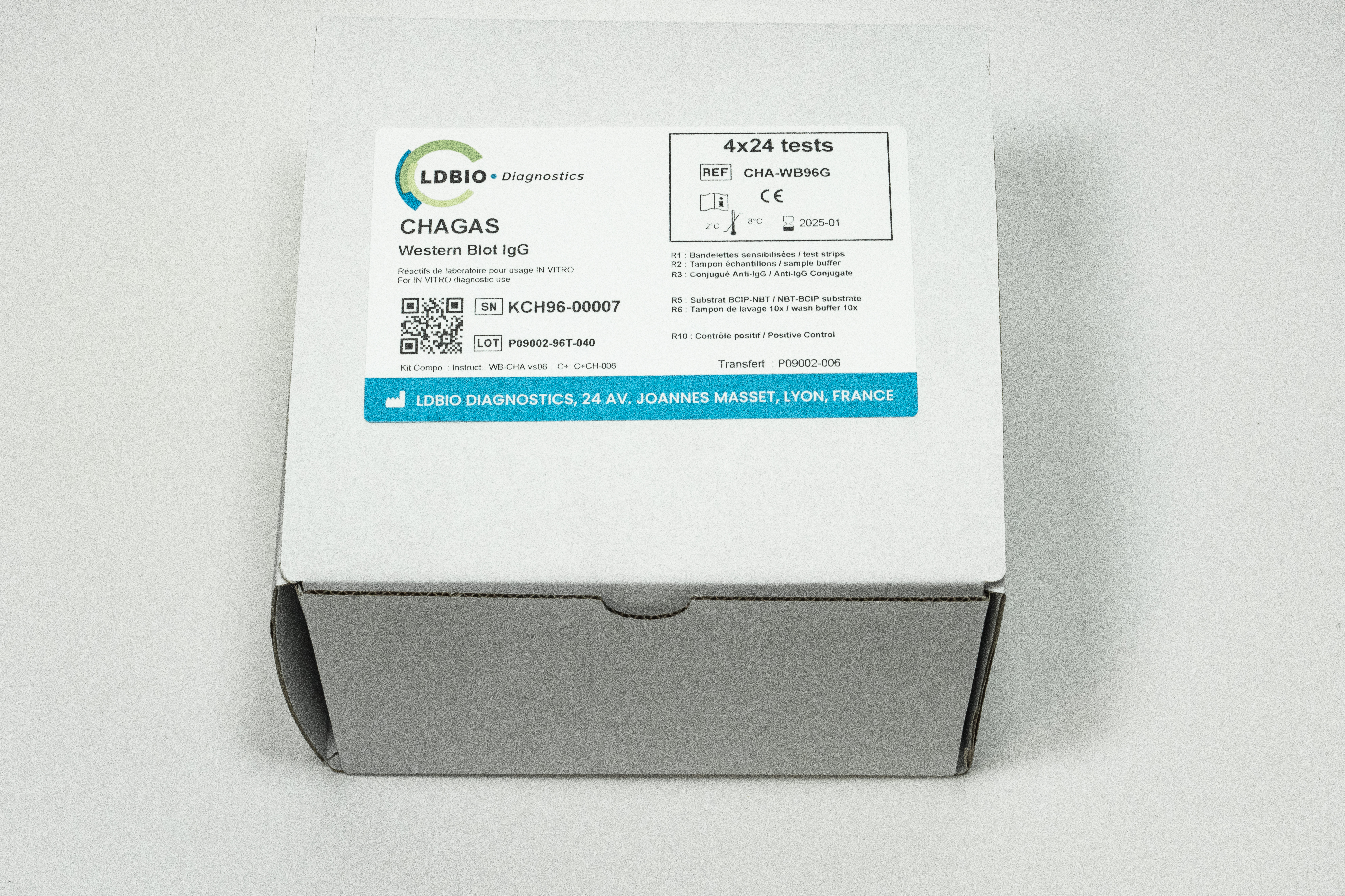 Verpackung von Chagas 96 Test - LDBio