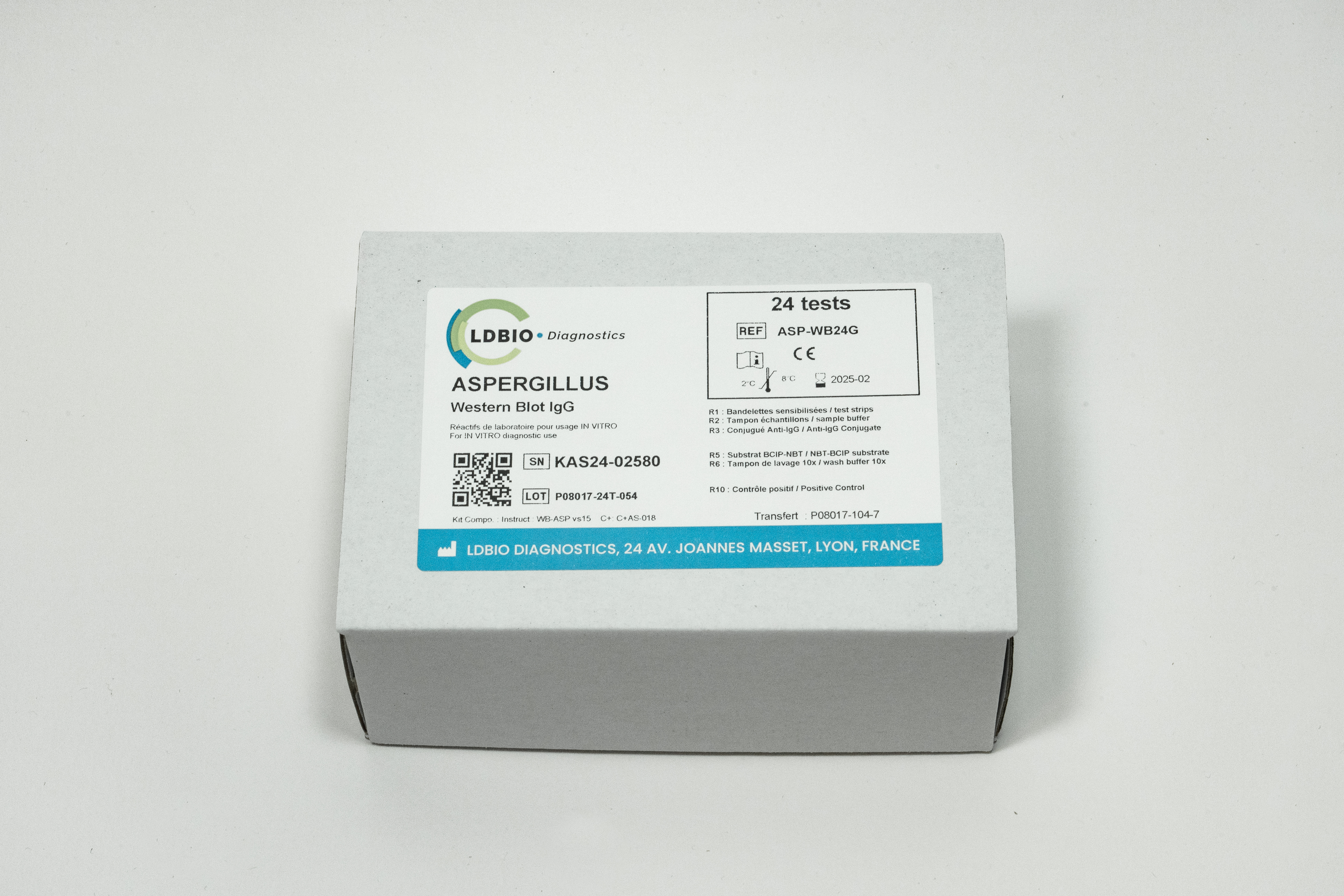 Verpackung von Aspergillus 24 Test - LDBio