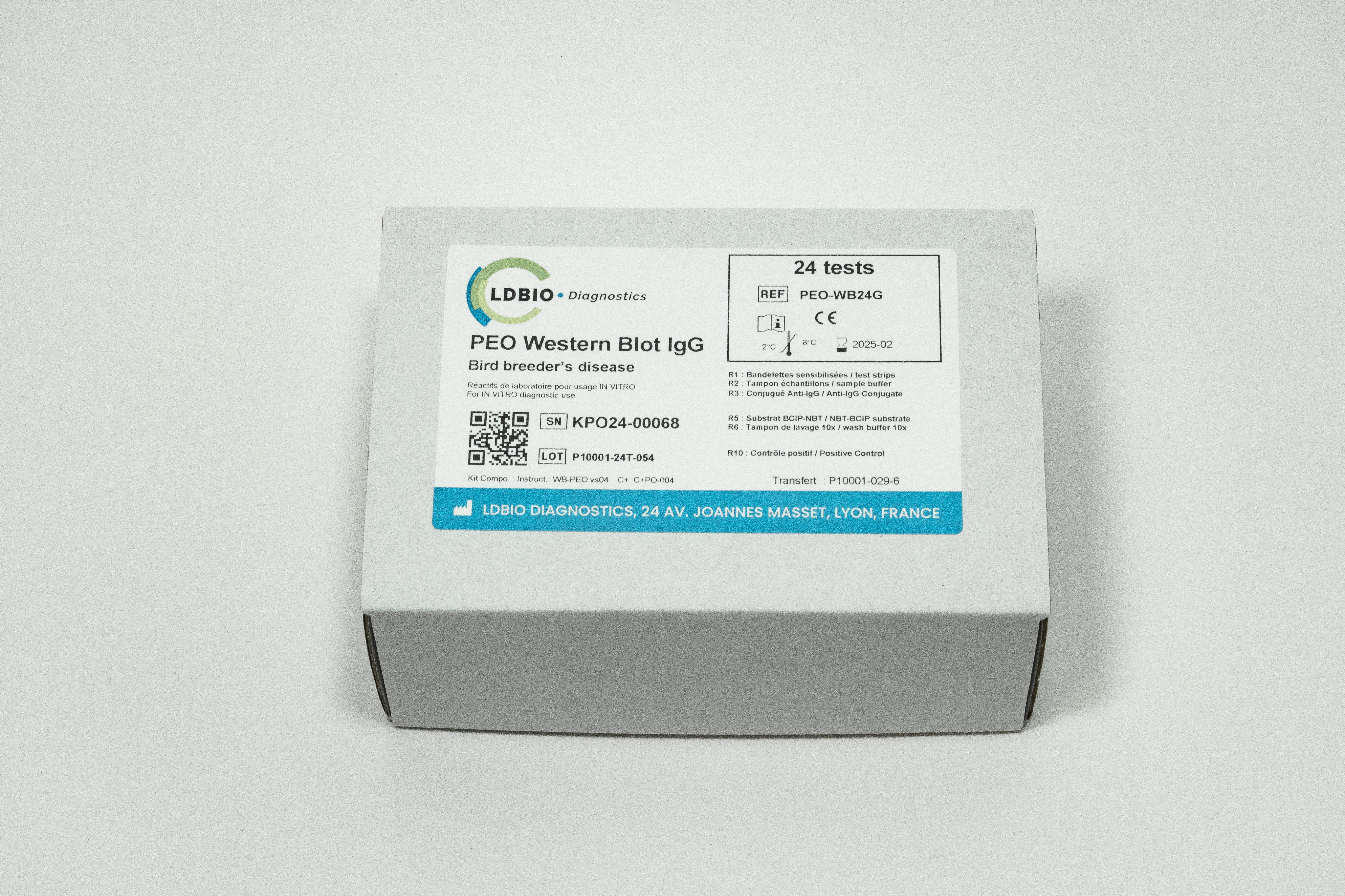 Verpackung von PEO 24 Test - LDBio
